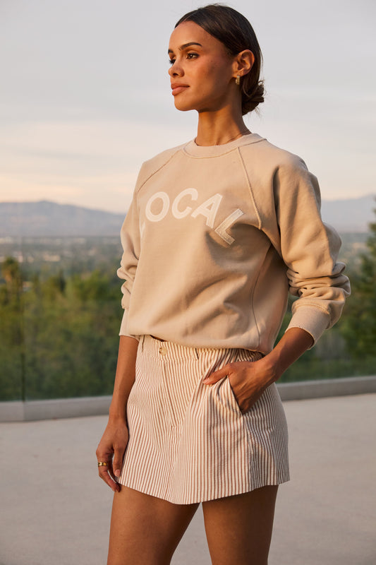Local Sweatshirt in Beige