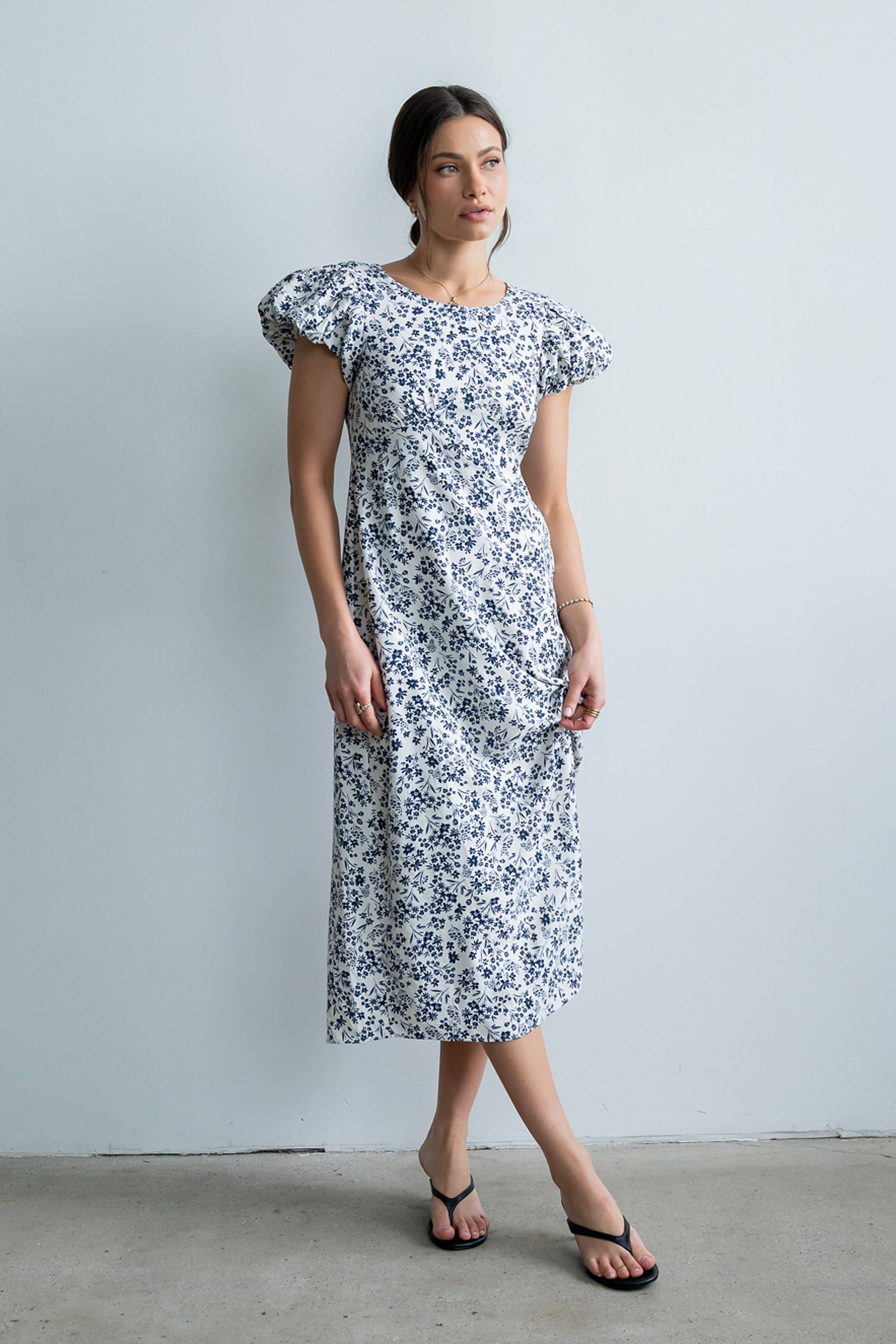 Smith Floral Midi Dress