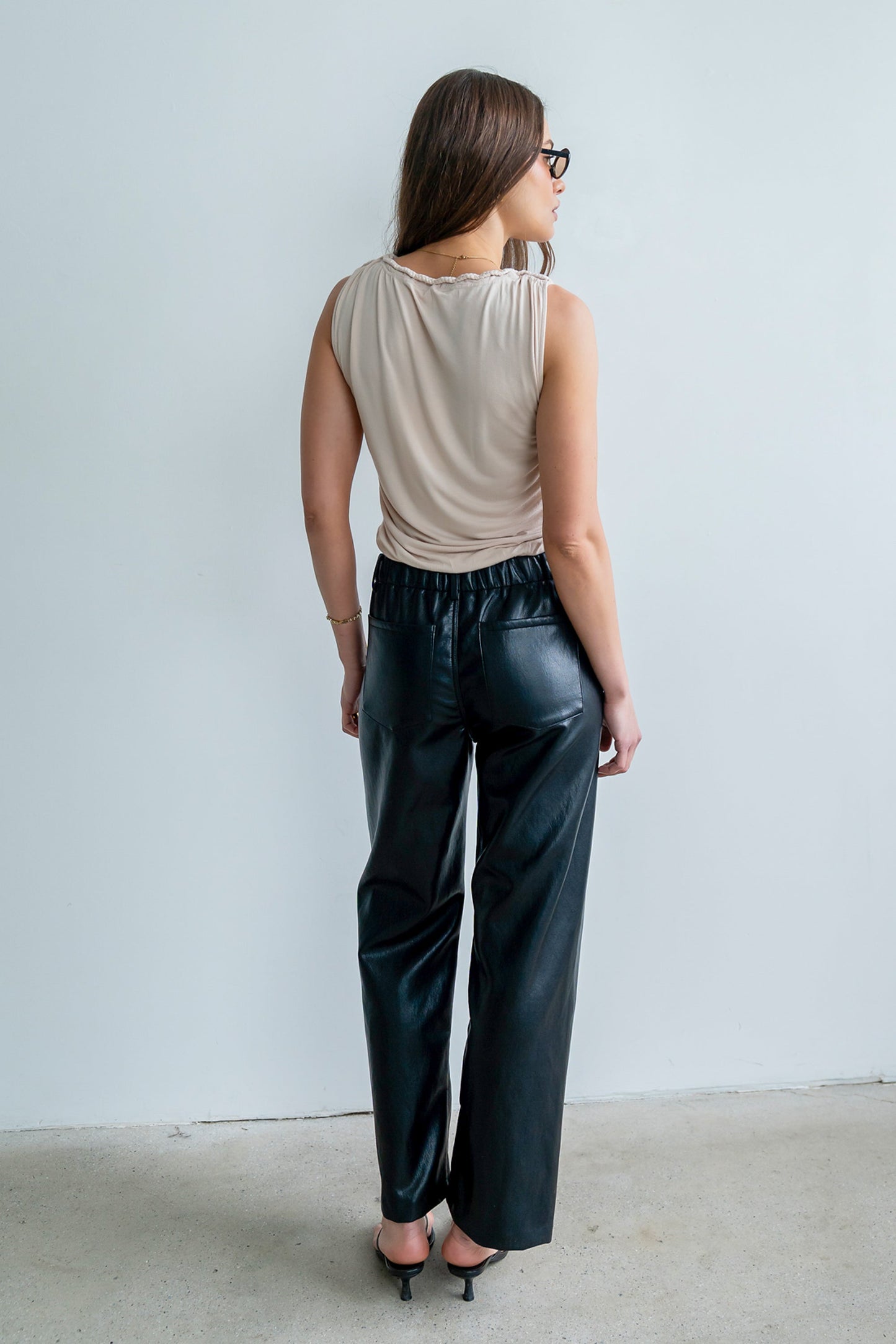 Maia Braided Top in Bone