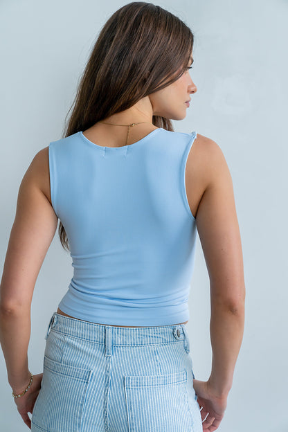 Millie Tank Top in Blue