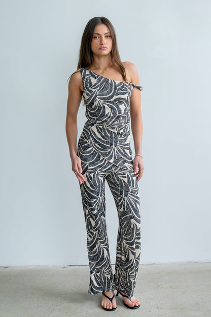Minnie Abstract Wide Leg Pants