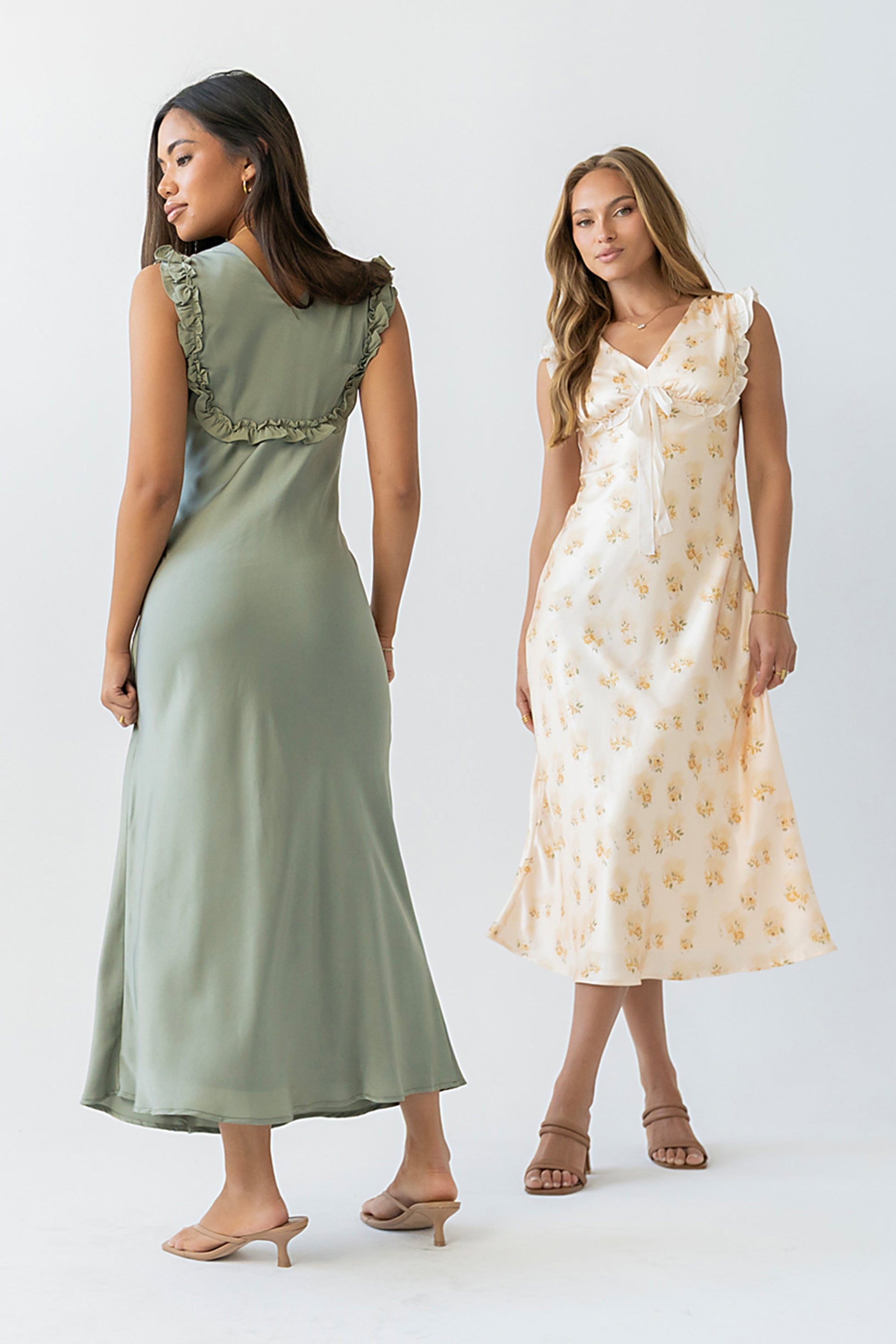Tracey Maxi Dress in Yellow
