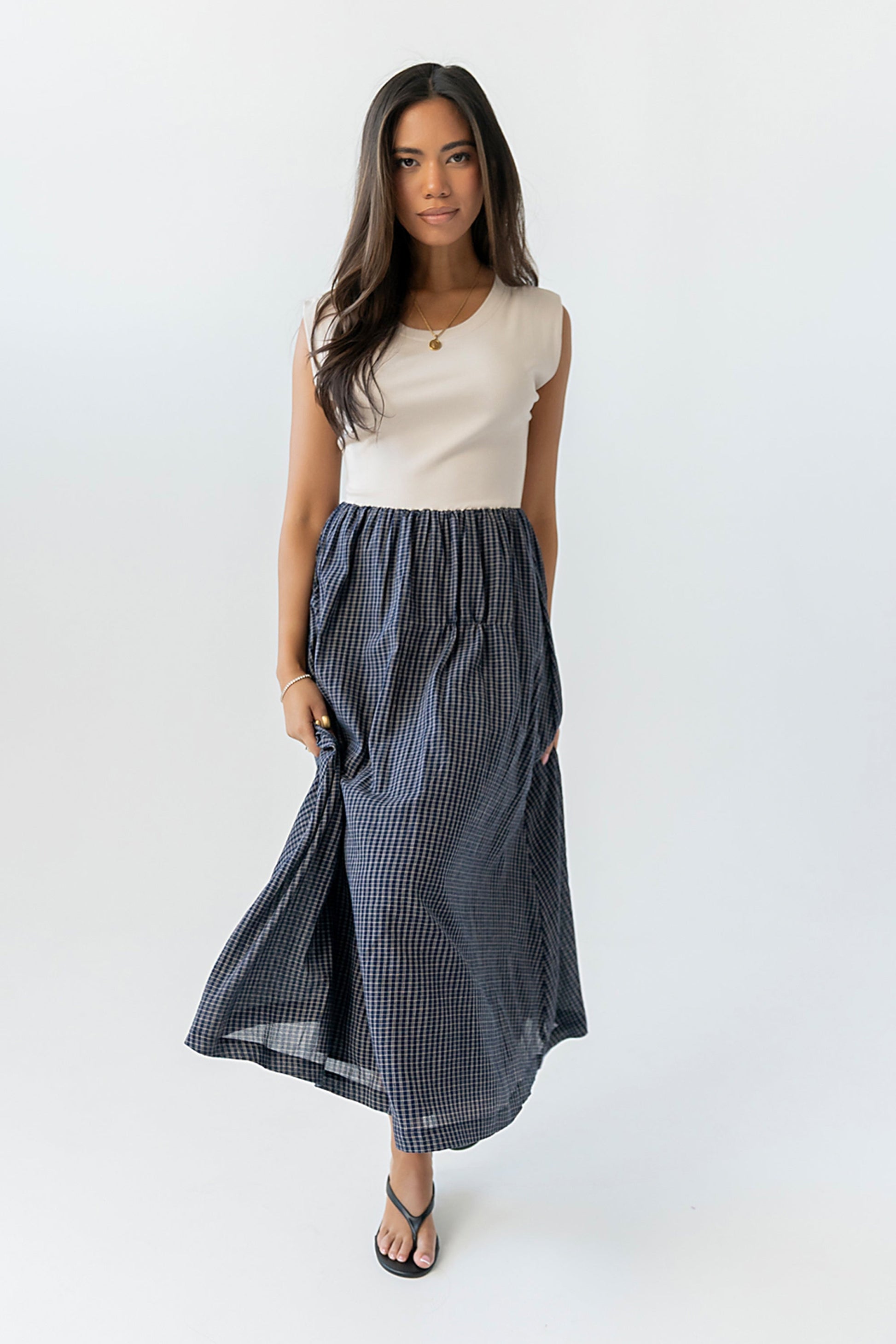 Tilly Mixed Media Dress