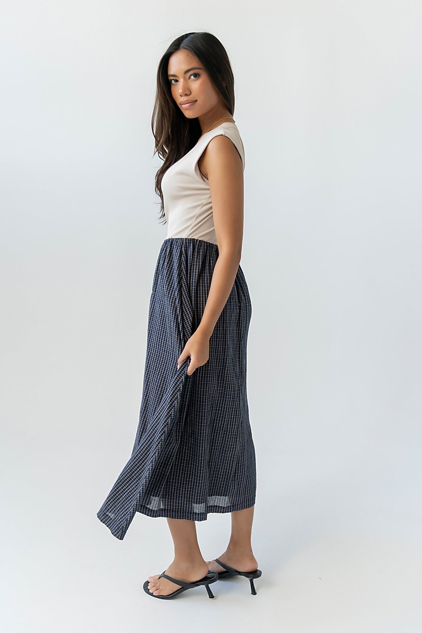 Tilly Mixed Media Dress