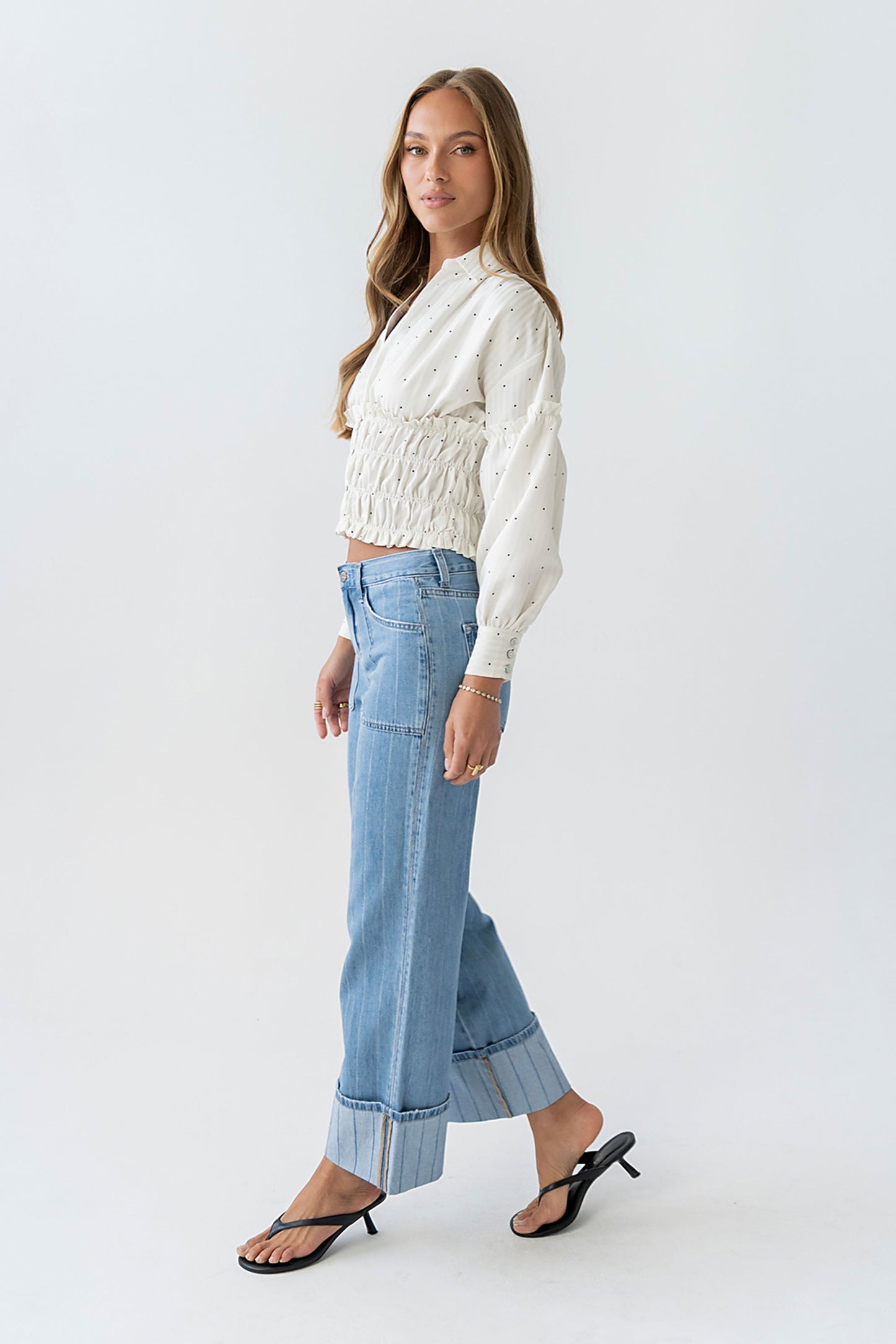 Marta Polka Dot Blouse