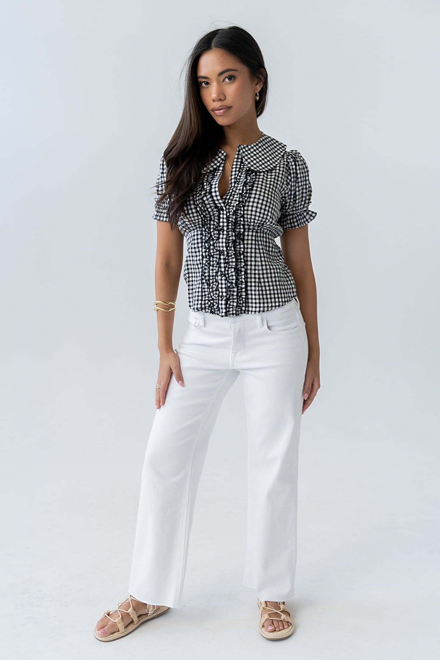 Charlie Button Up in Black