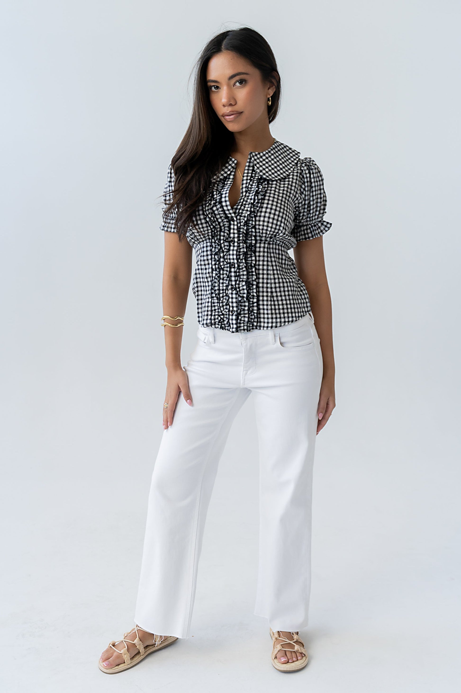 Charlie Button Up in Black