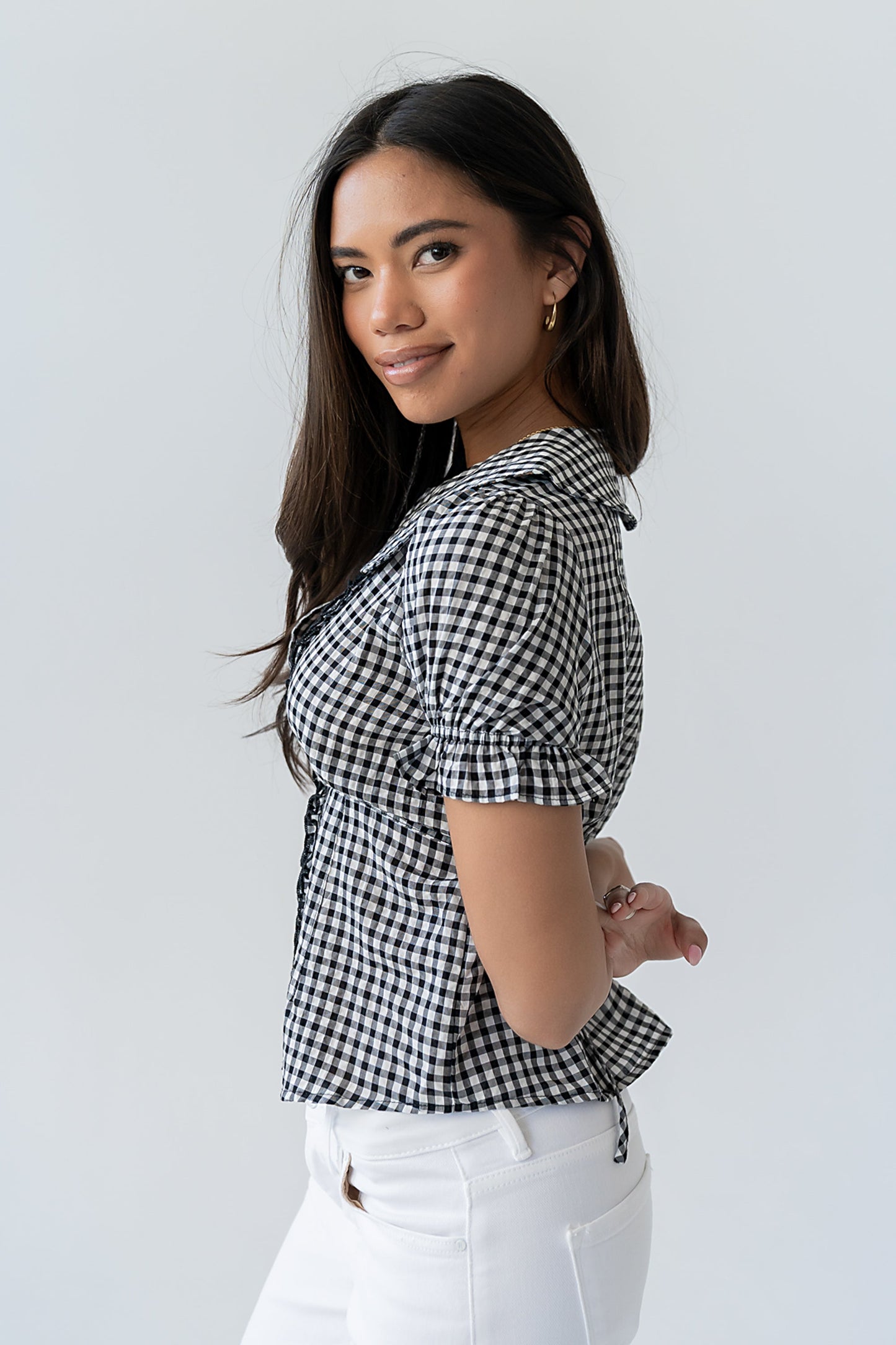 Charlie Button Up in Black