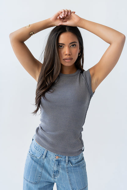 Huxley Tank in Blue