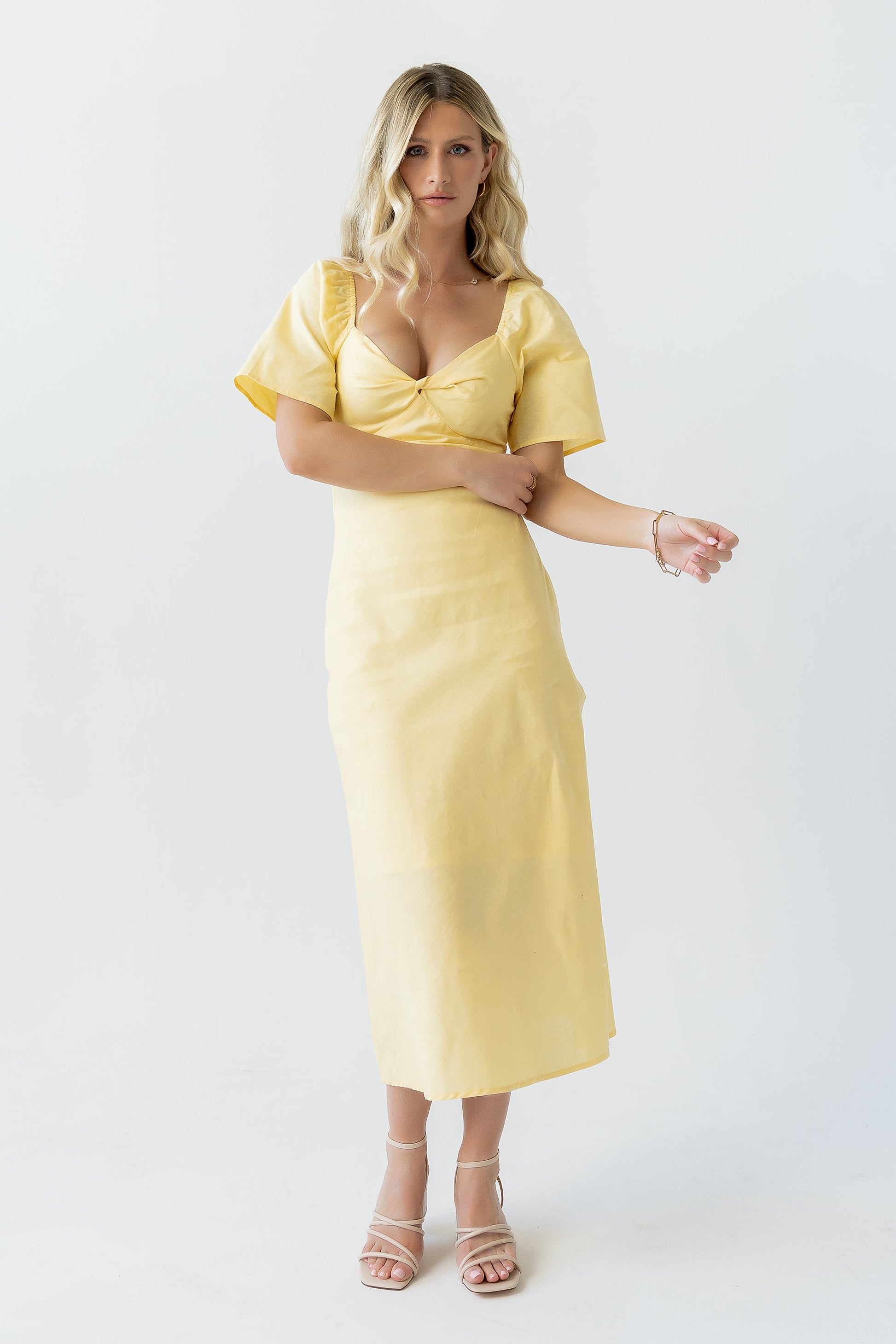 Brett Twist Midi Dress