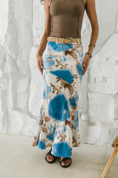 Jojo Watercolor Maxi Skirt
