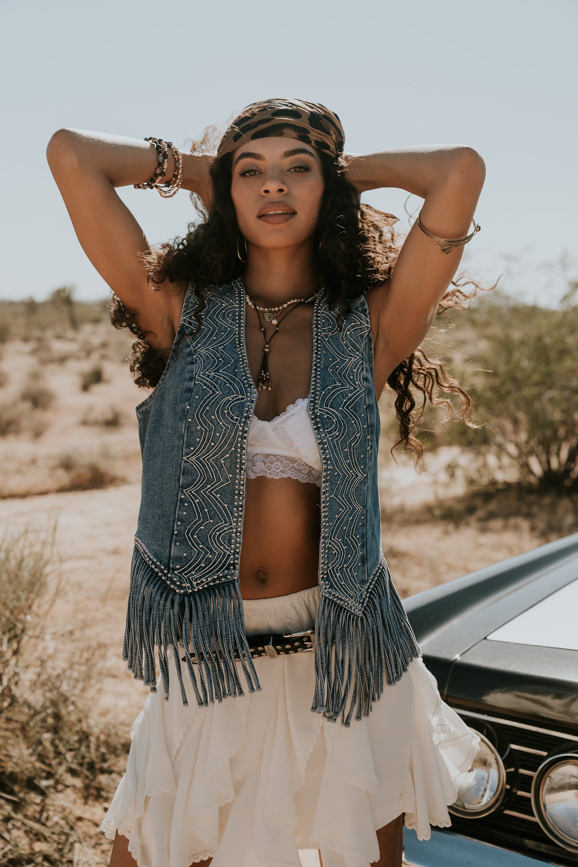 Taysha Denim Vest