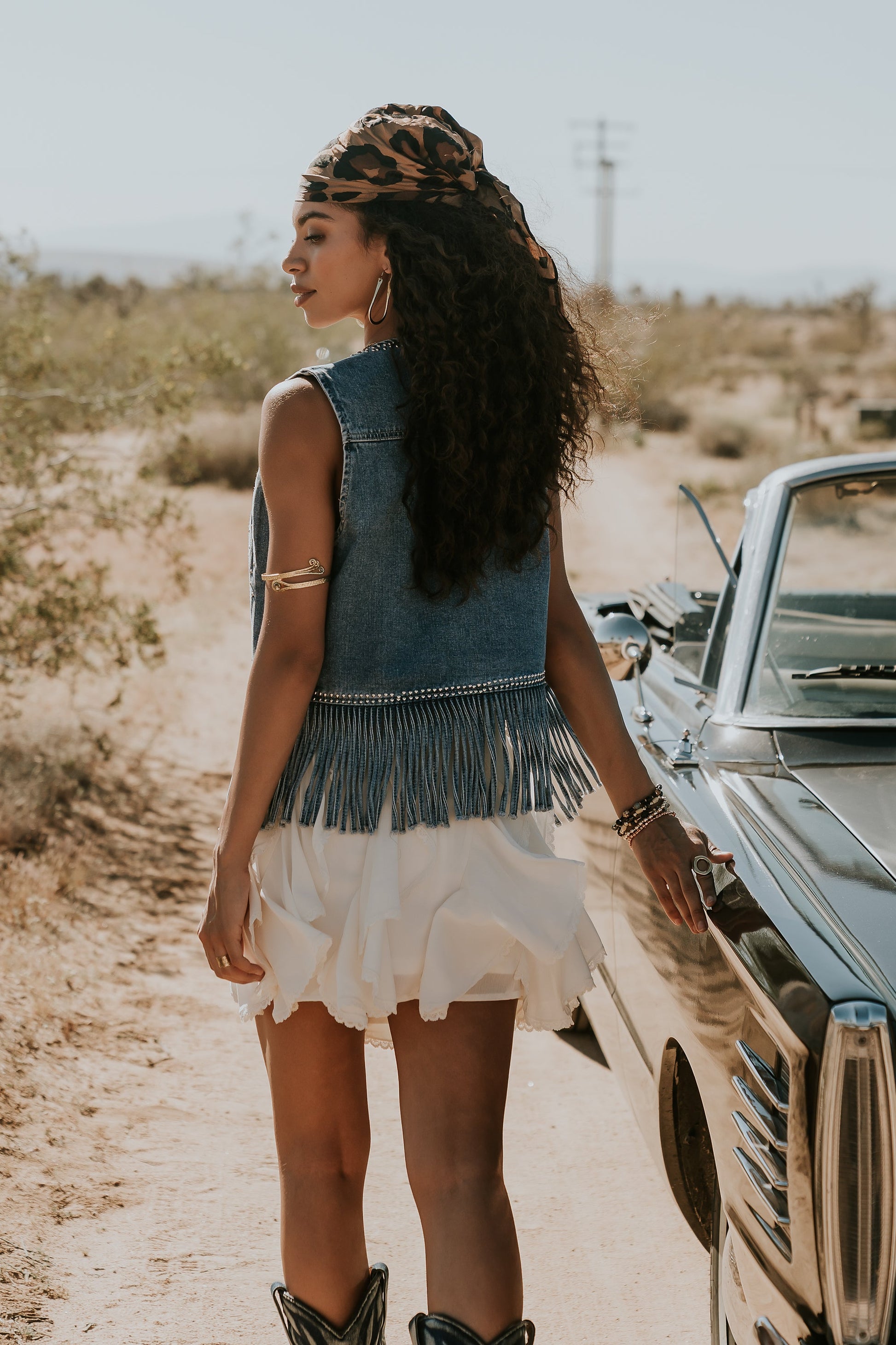 Taysha Denim Vest