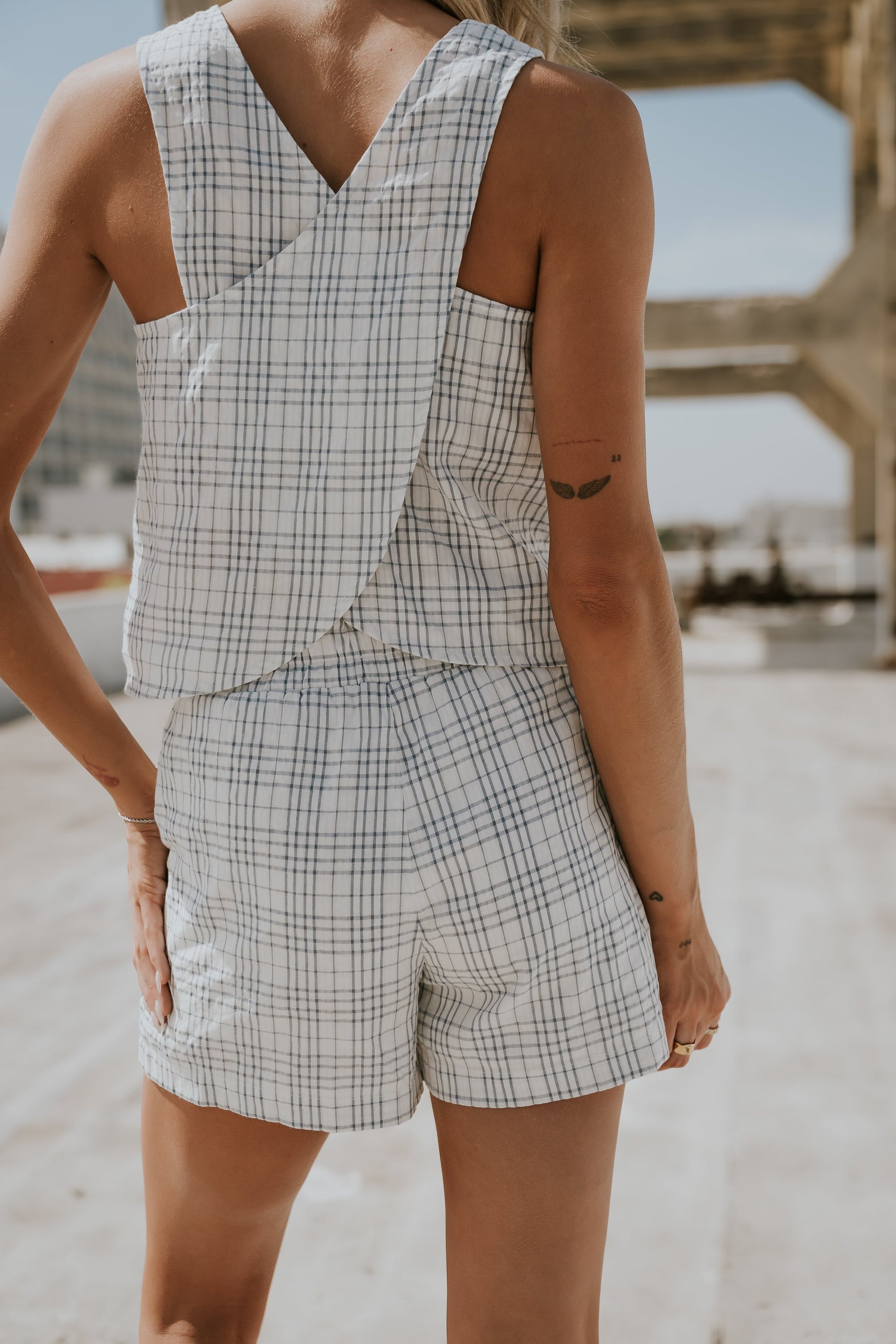 Viola Plaid Shorts