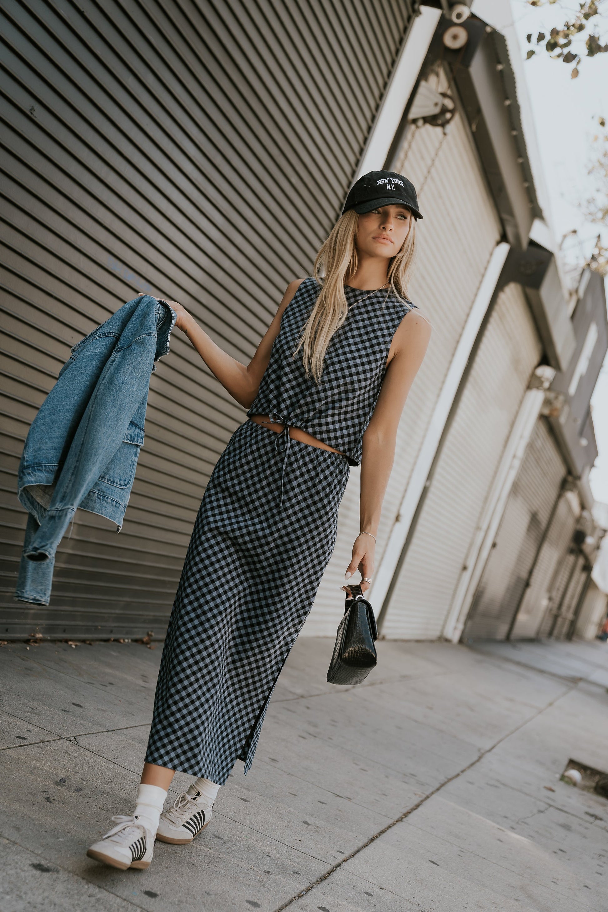 Baylor Plaid Tank
