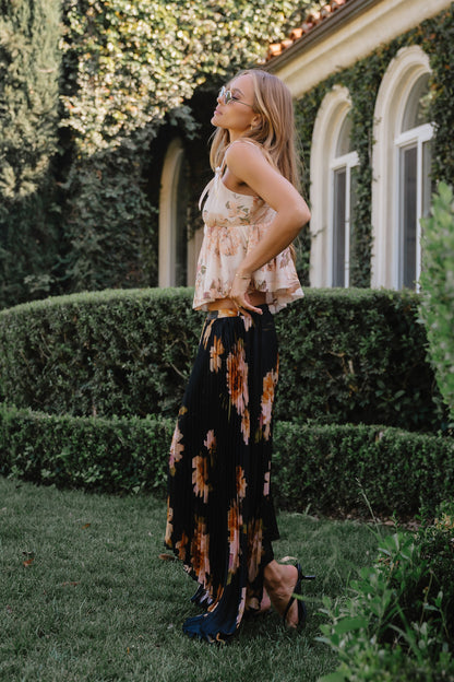 Maddison Maxi Skirt in Black