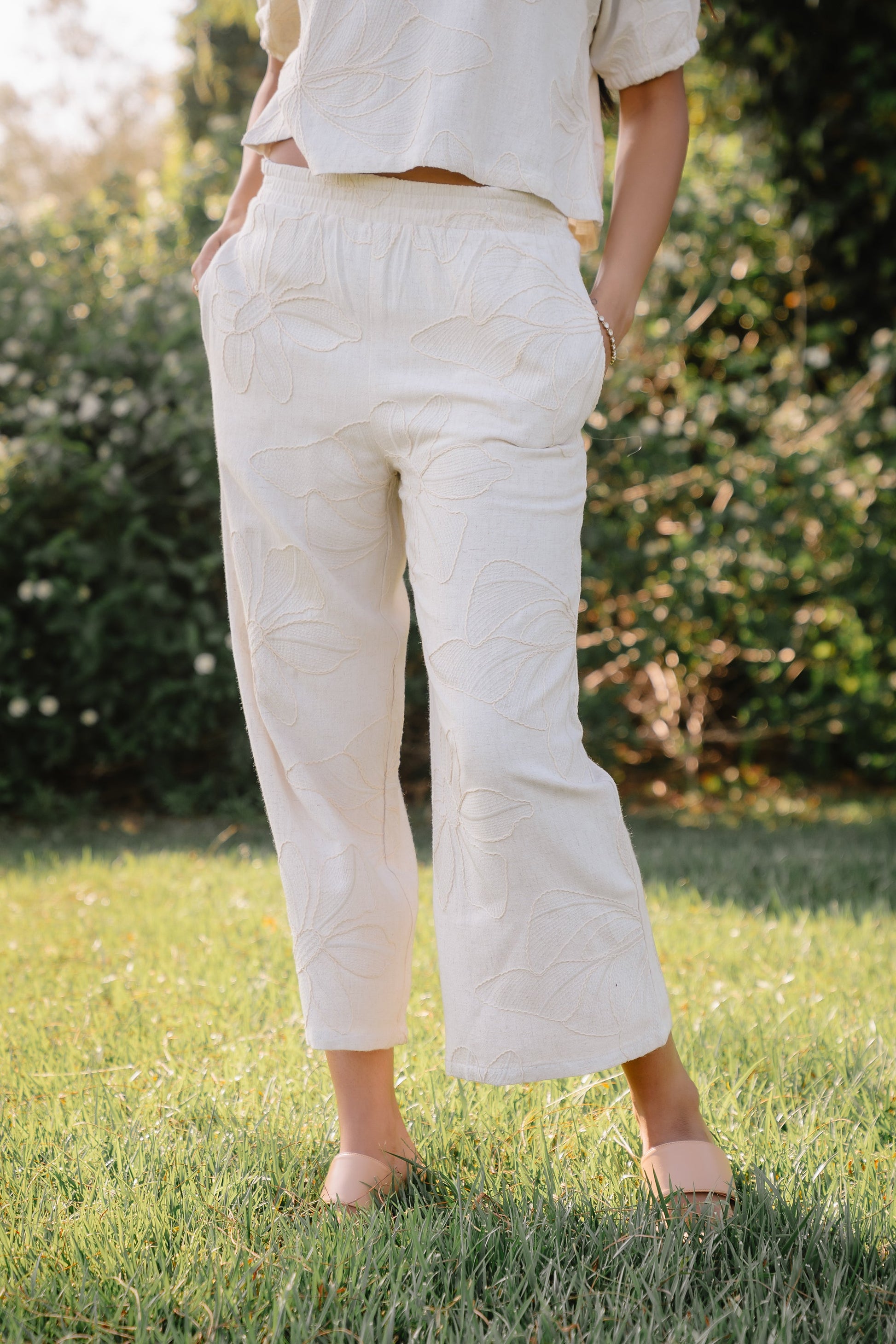 Kortney Floral Wide Leg Pants