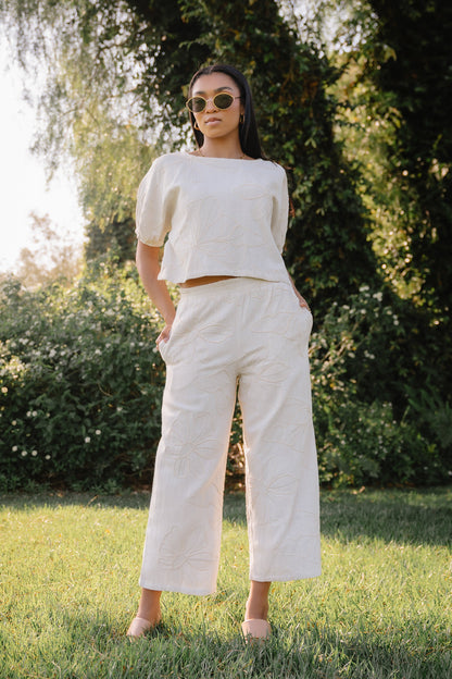Kortney Floral Wide Leg Pants