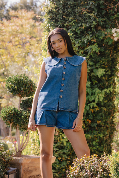 Paula Pleated Shorts