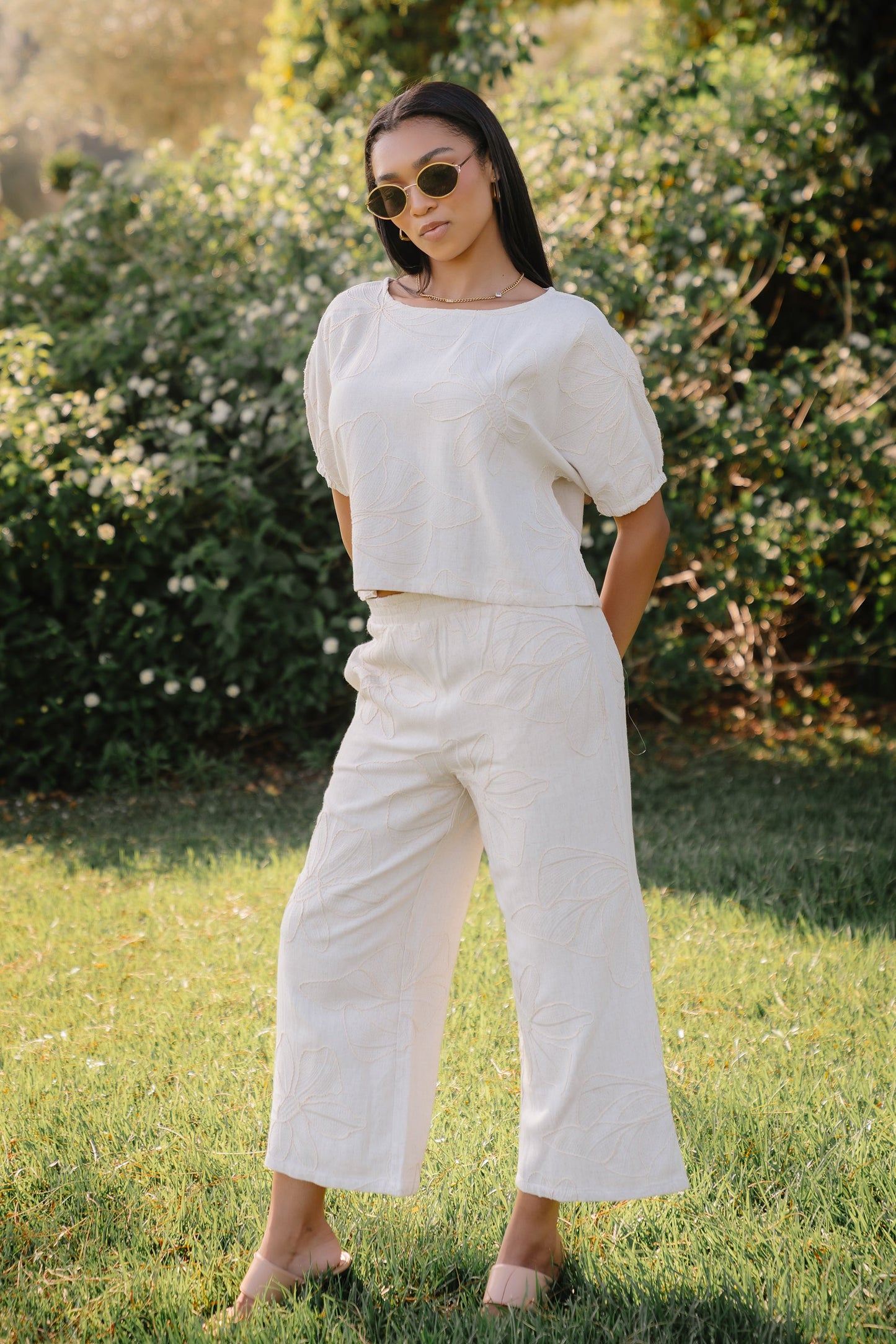 Kortney Floral Wide Leg Pants