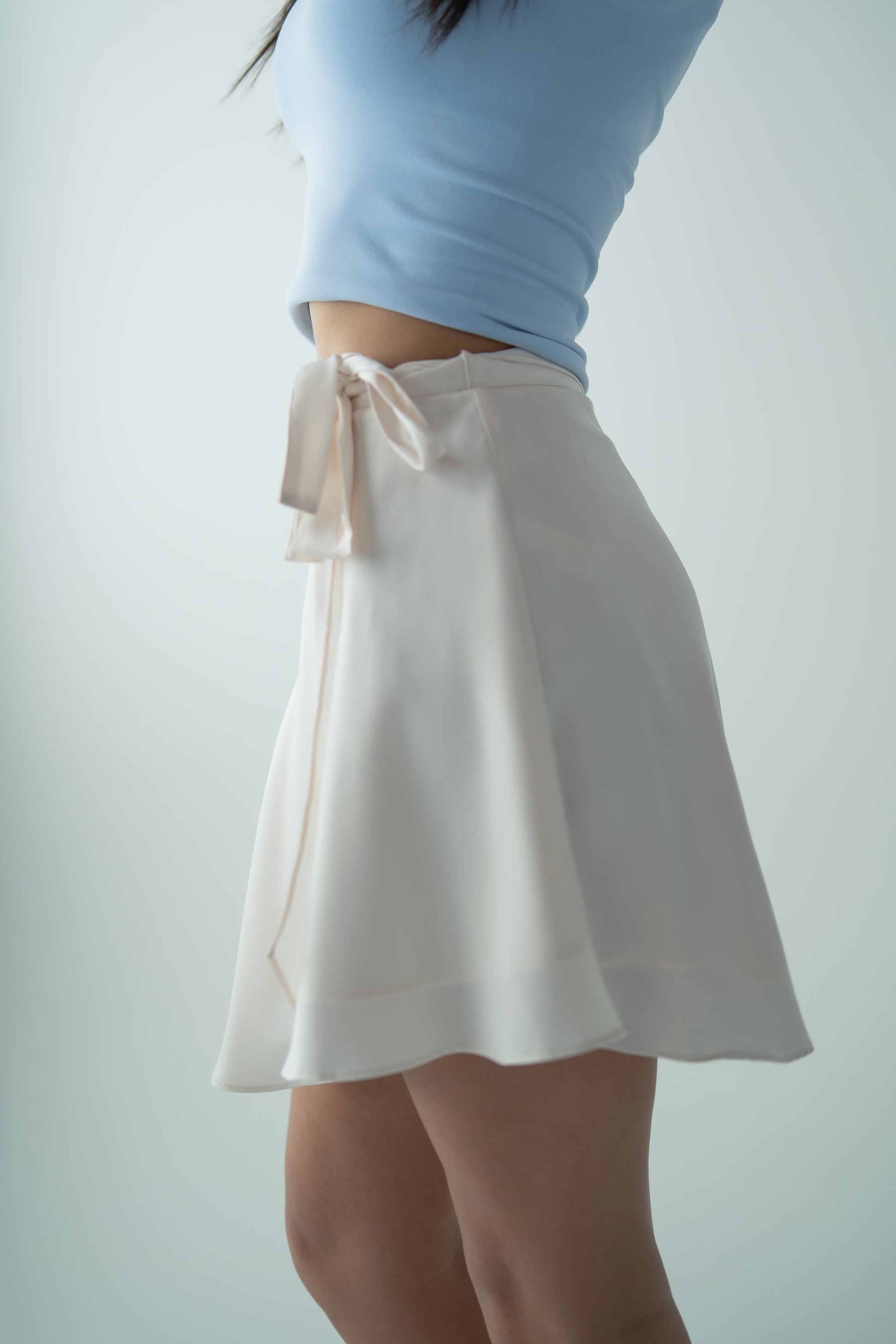 Marshall Wrap Mini Skirt