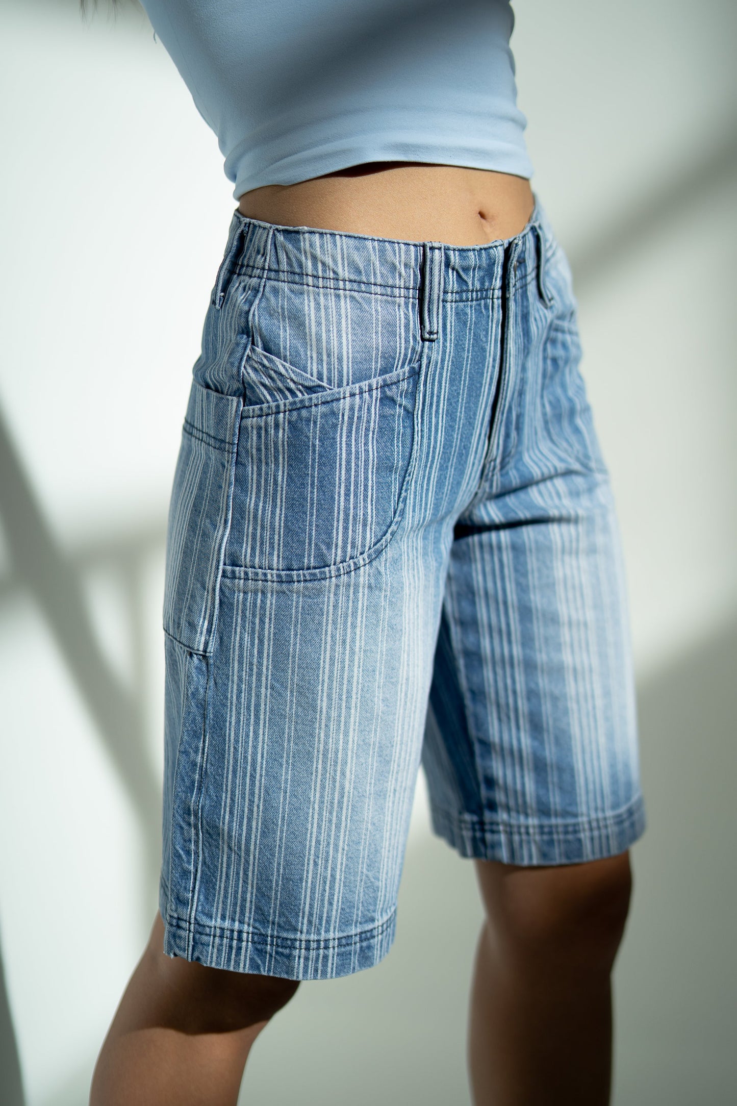 Franklin Striped Bermuda Shorts