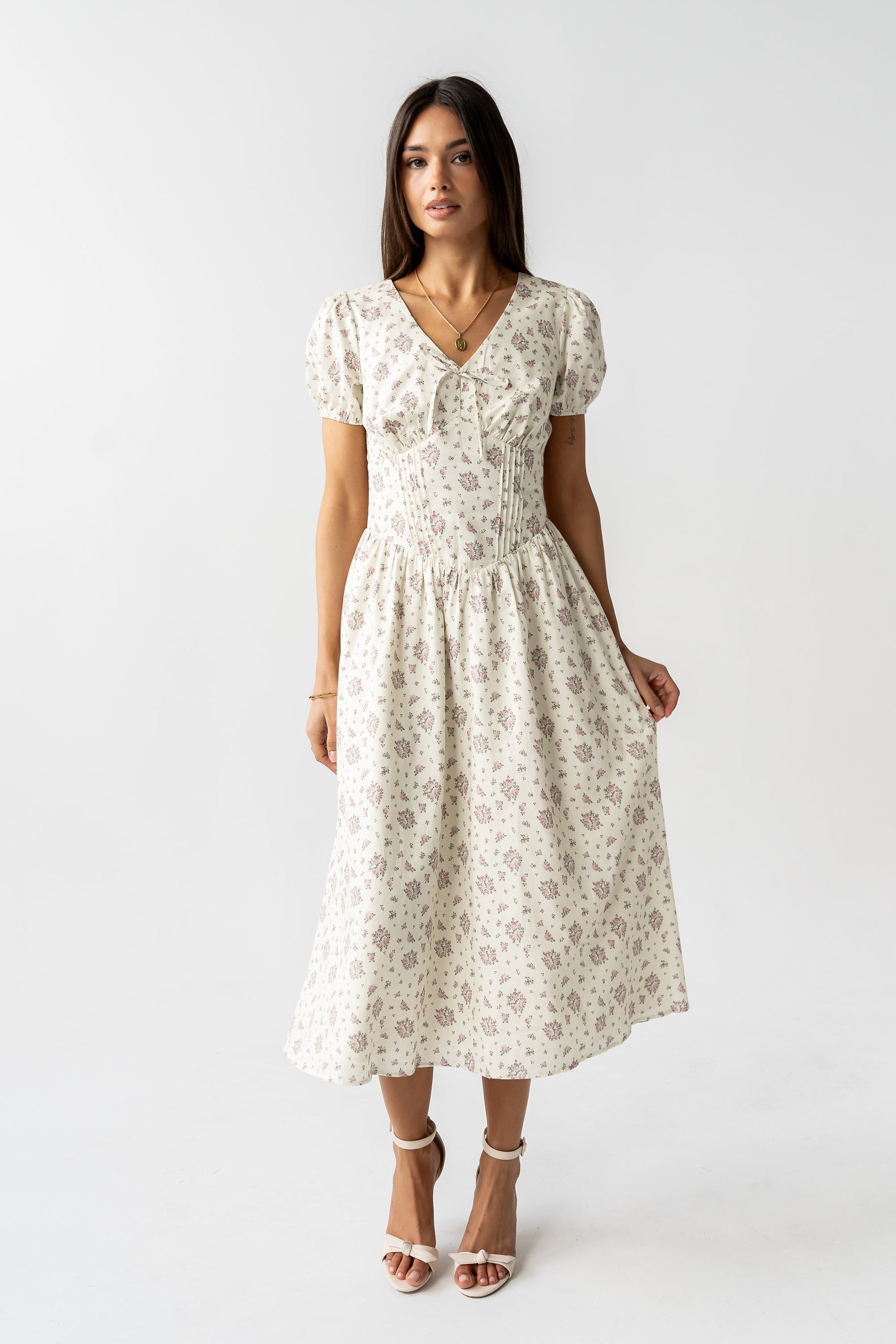 Trish Floral Midi Dress