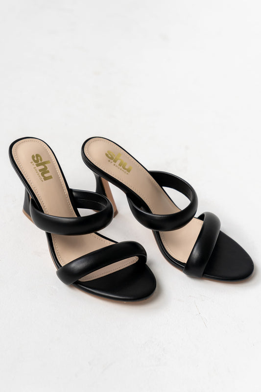Marco Strappy Heel in Black