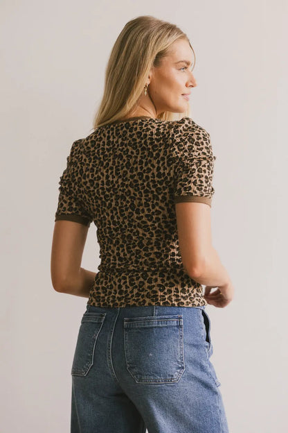 Jolie Leopard Tee - FINAL SALE