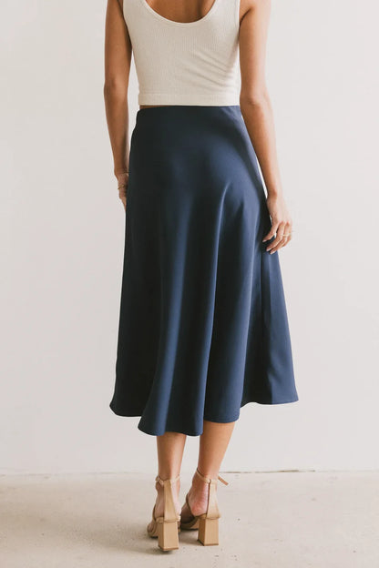 Kamila Skirt in Navy - FINAL SALE
