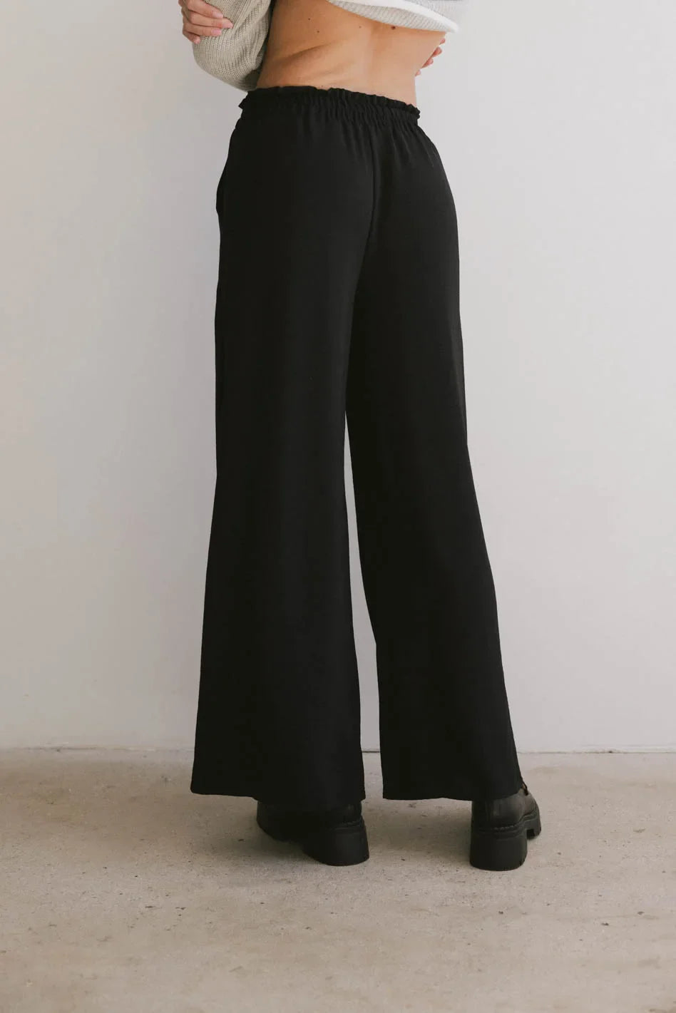 Mina Wide Leg Pants in Black - FINAL SALE