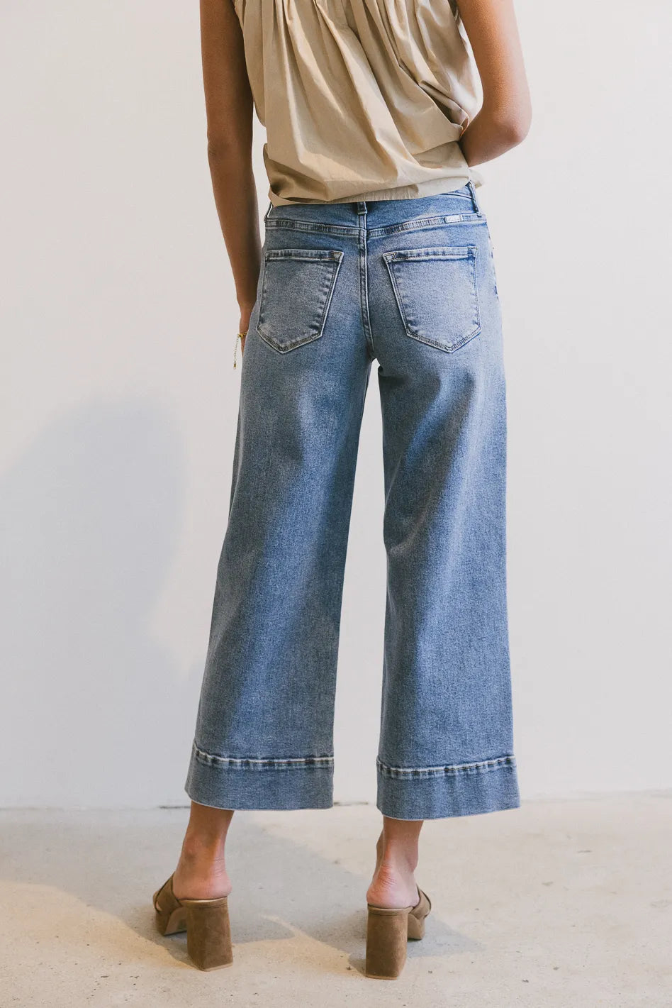 Torry Cropped Wide Leg Jeans - FINAL SALE