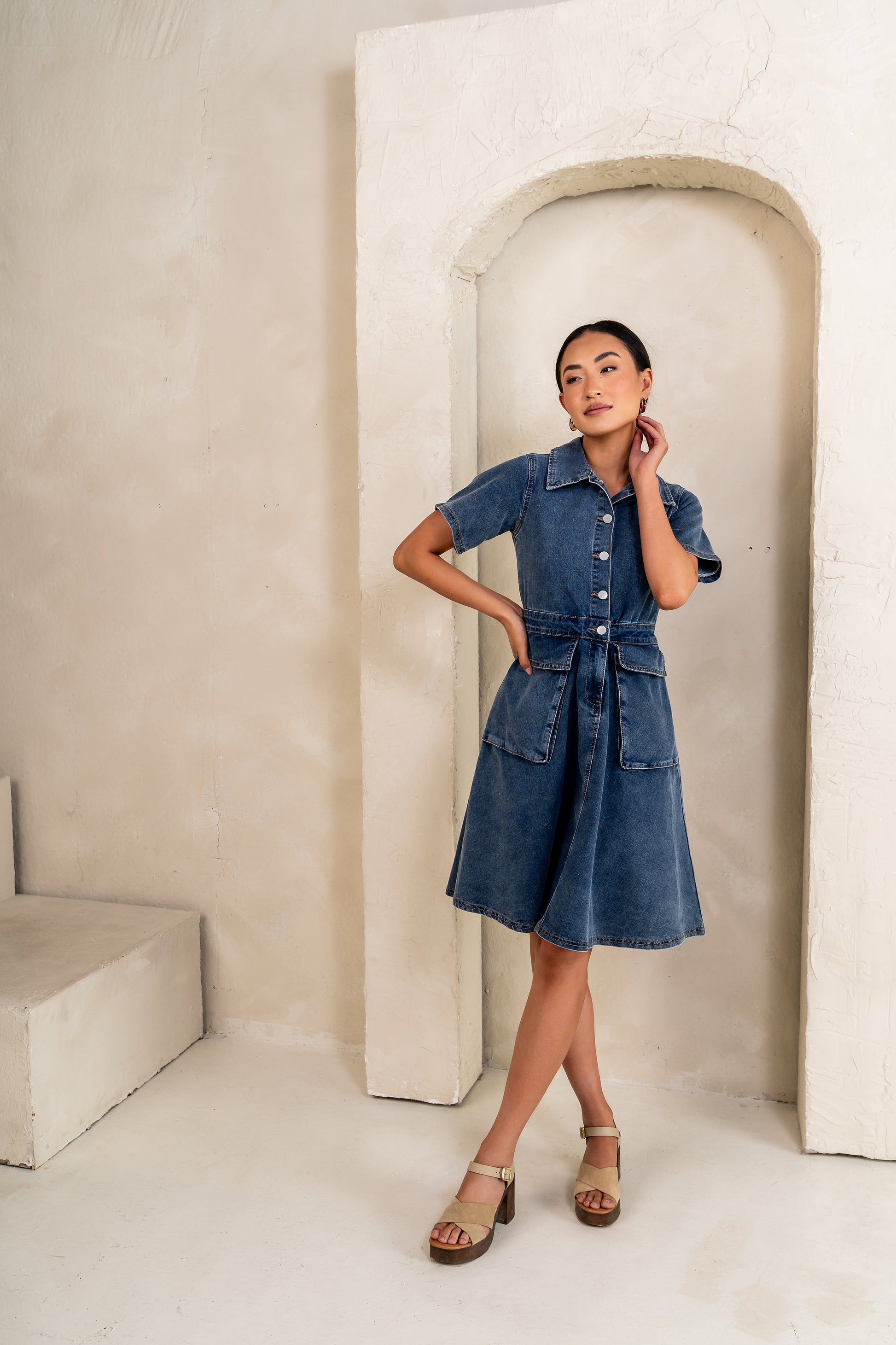Jessie Denim Dress - FINAL SALE