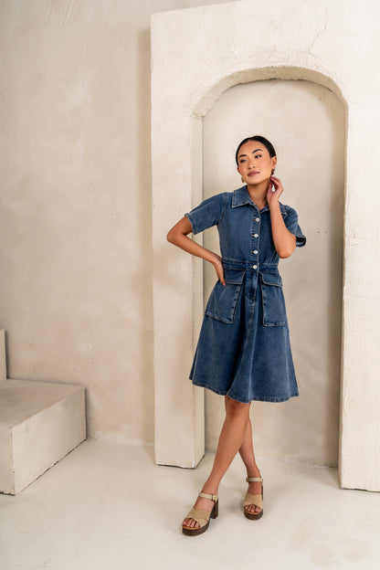 Jessie Denim Dress - FINAL SALE