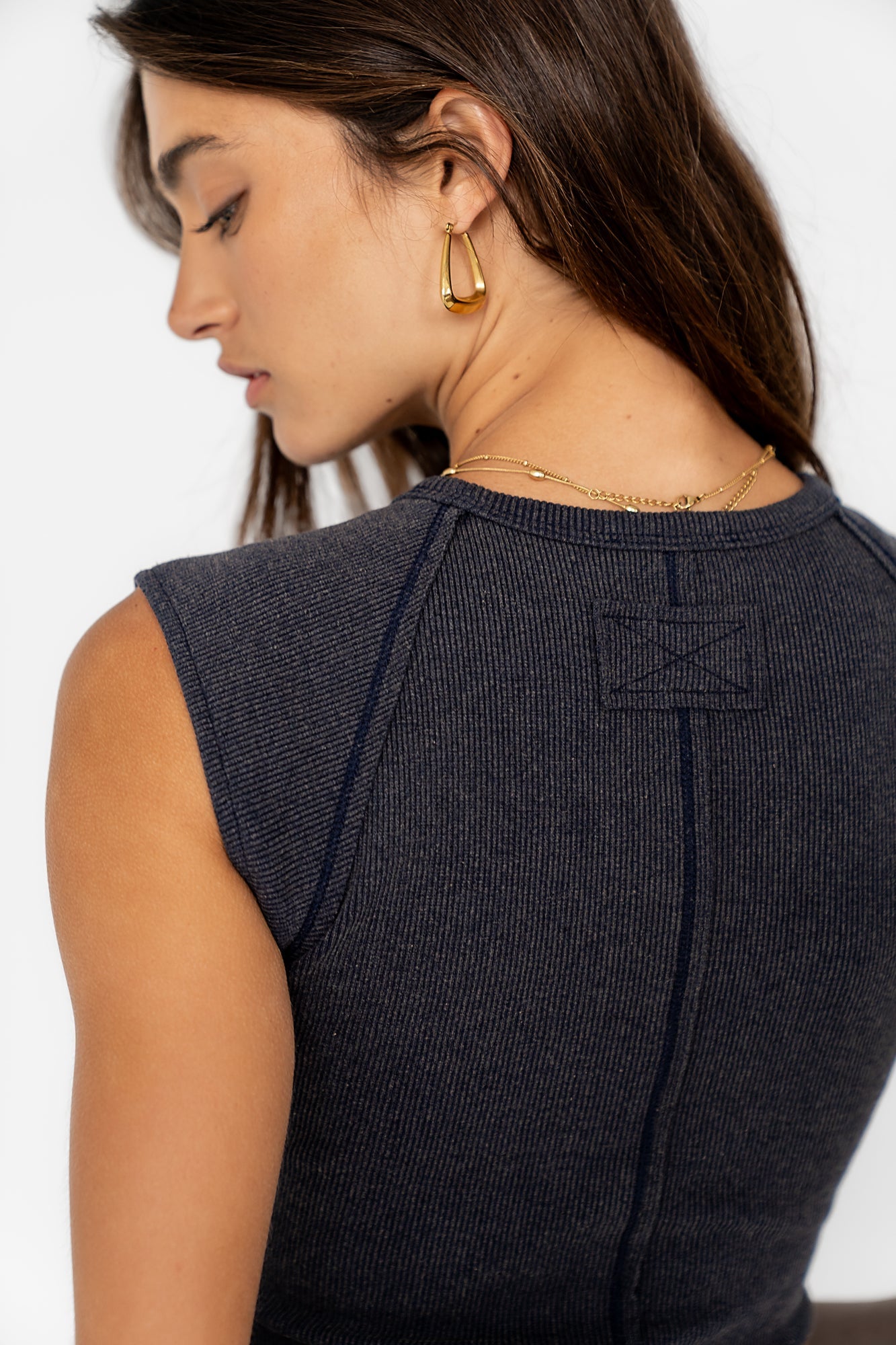 Huxley Tank in Navy