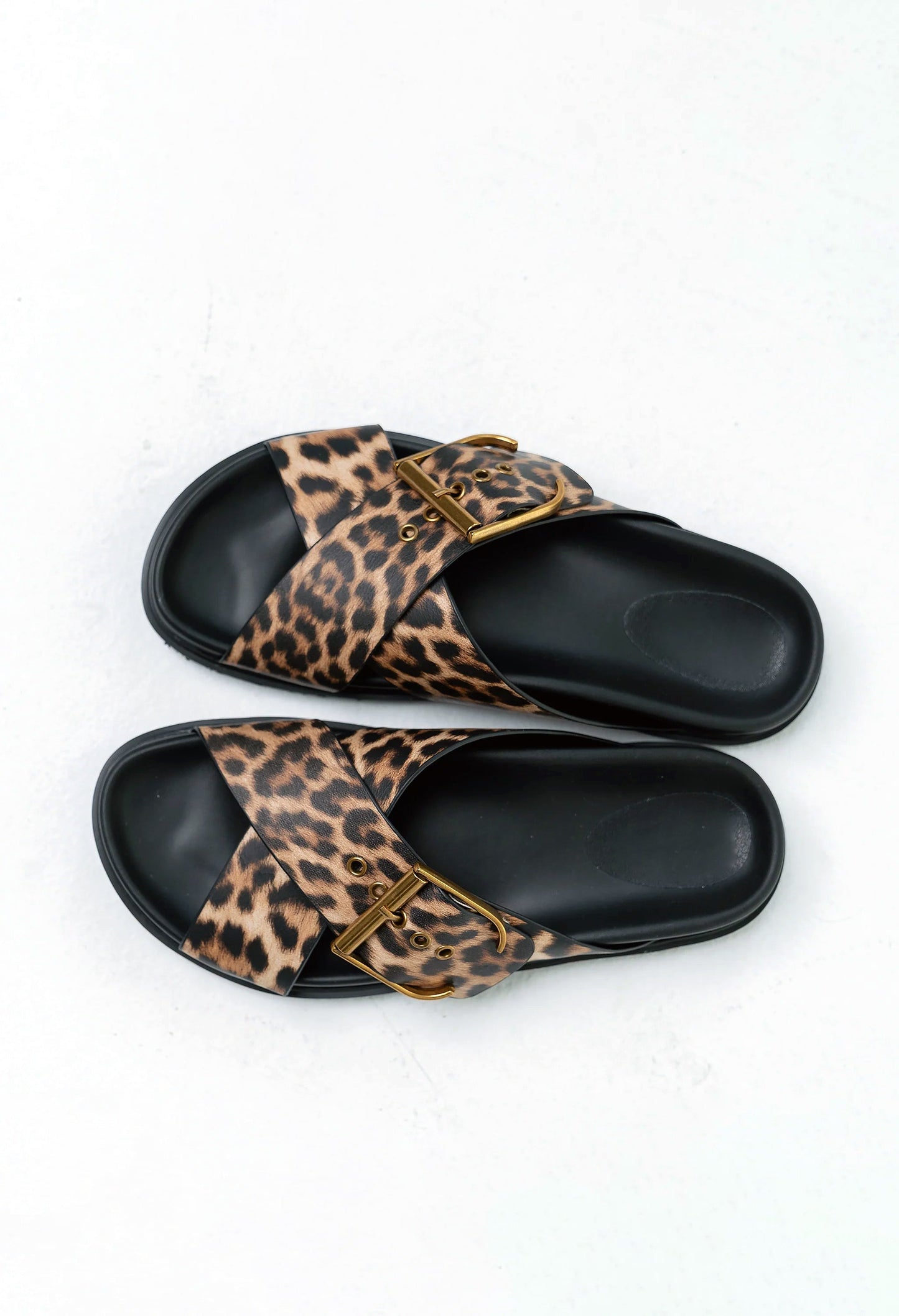 Barb Sandal in Leopard
