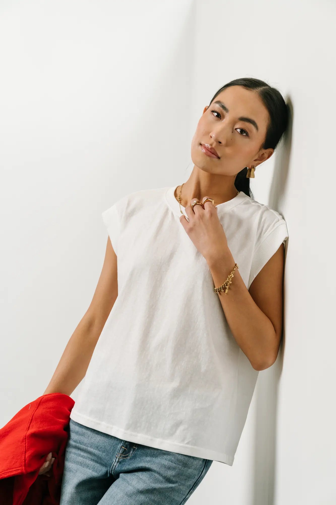 Arlo Top in White - FINAL SALE