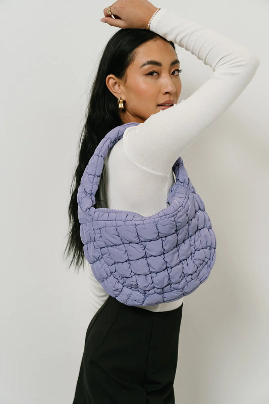 Julia Quilted Bag in Lavender - FINAL SALE