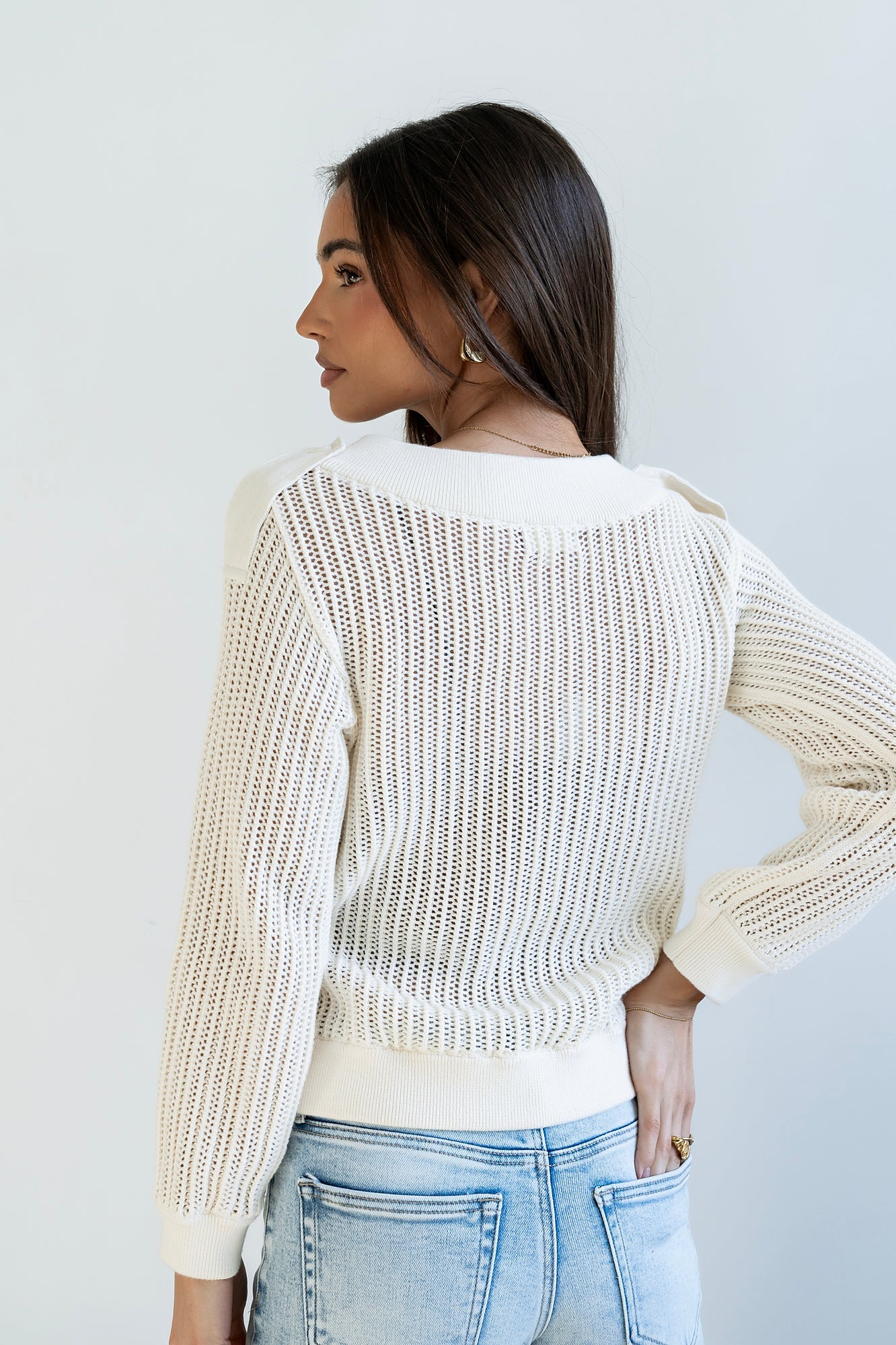 Brynn Braided Sweater