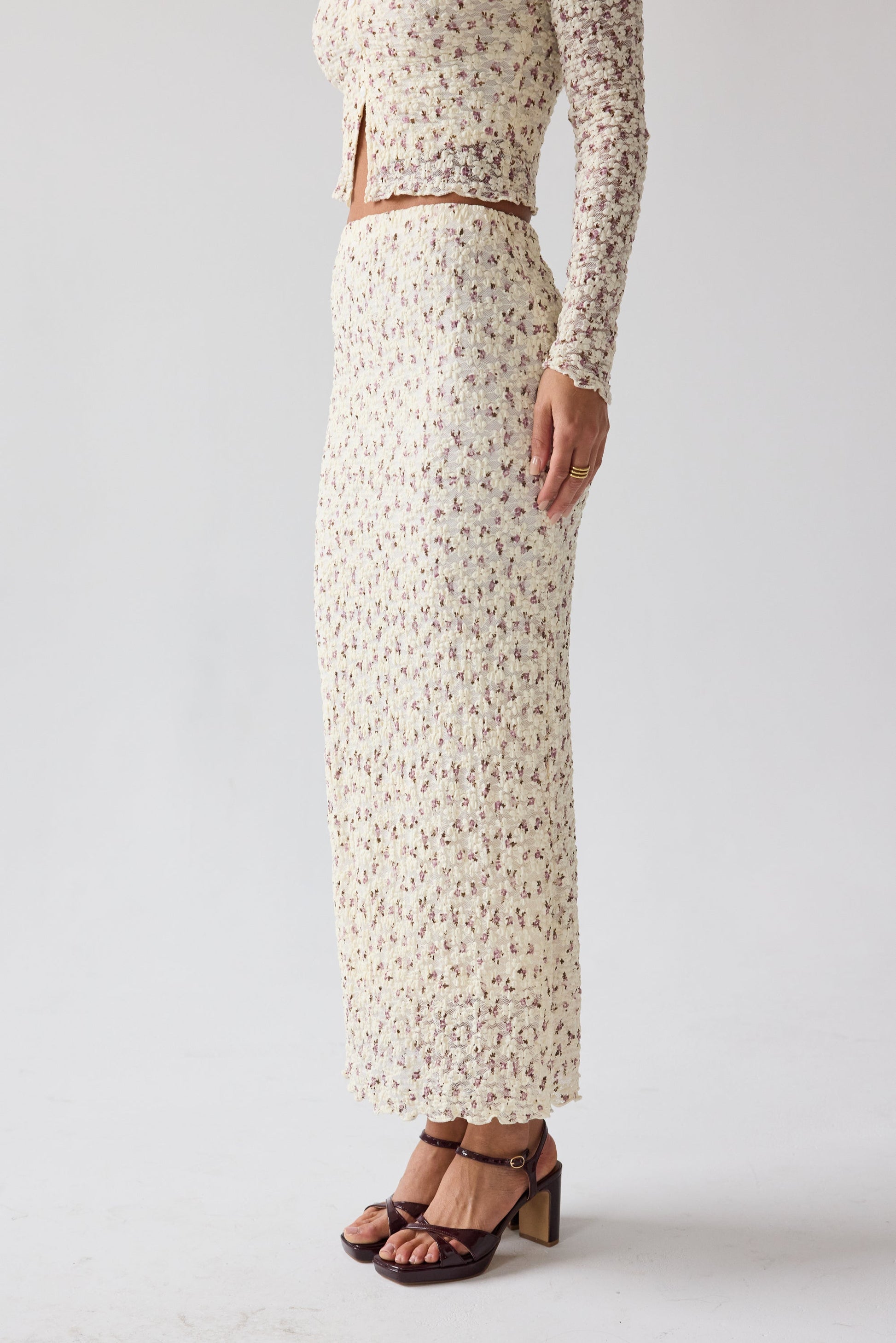 Reggie Floral Maxi Skirt