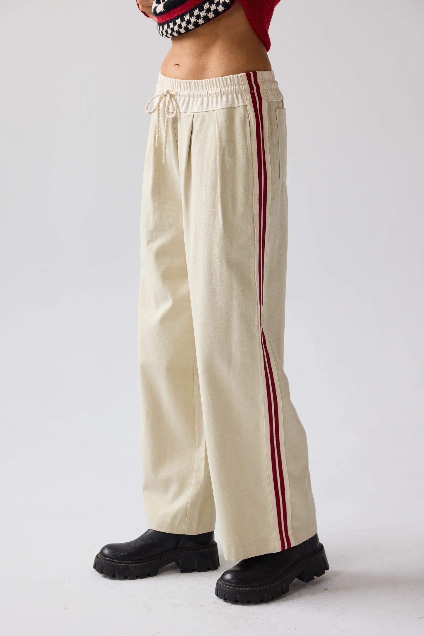 Landon Striped Wide Leg Pants