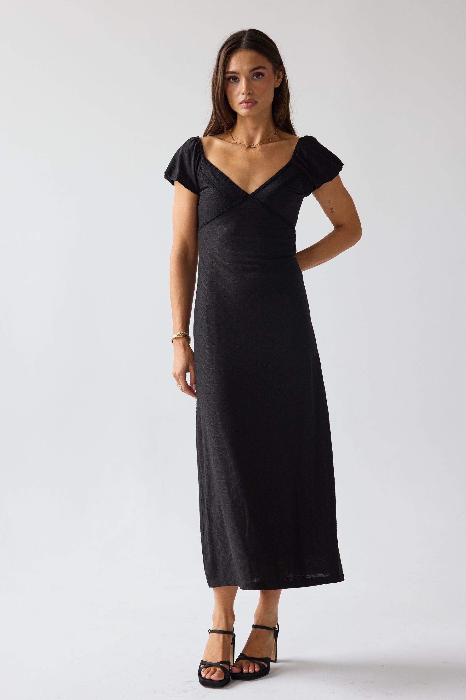 Cammie Maxi Dress in Black - FINAL SALE