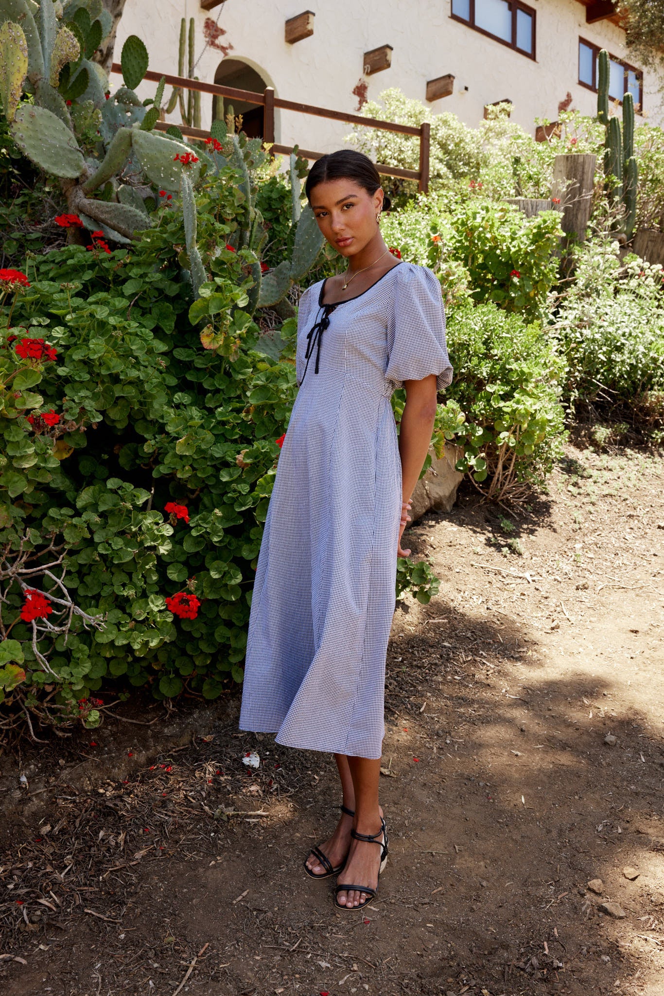 Lilia Gingham Maxi Dress - FINAL SALE
