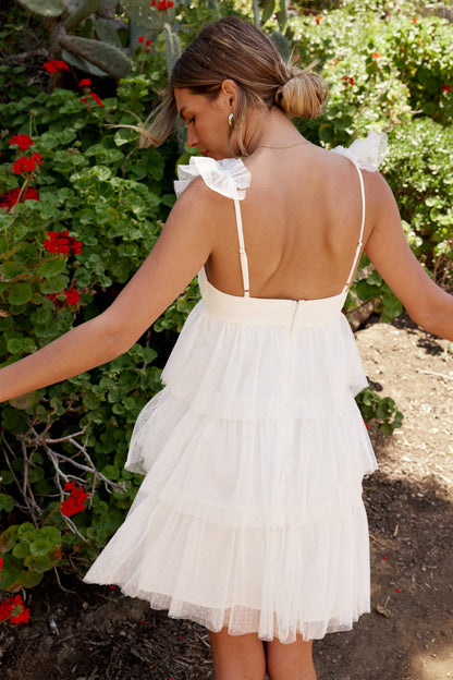 Rosie Ruffle Mini Dress - FINAL SALE