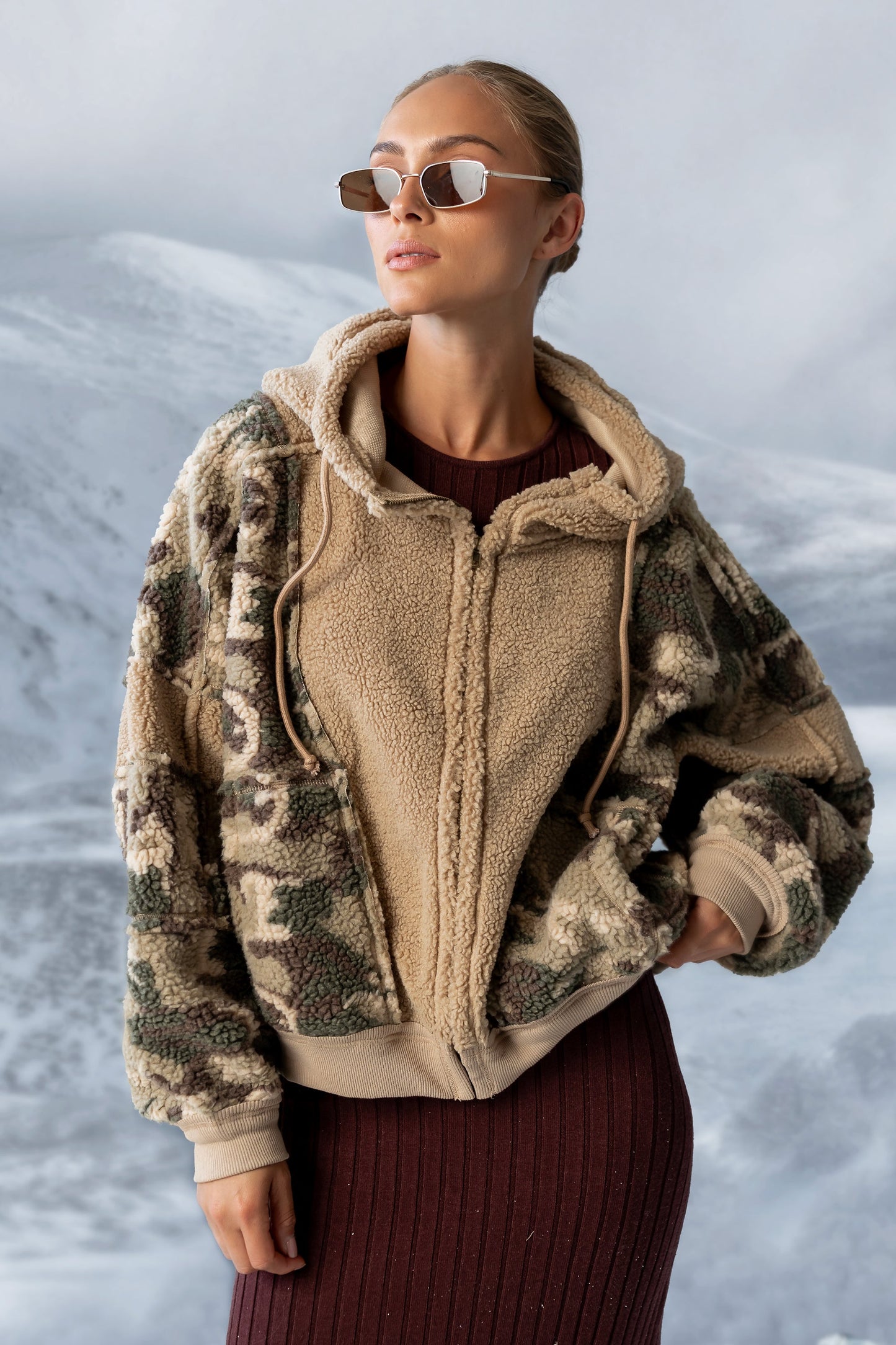Lennox Oversized Sherpa Jacket - FINAL SALE