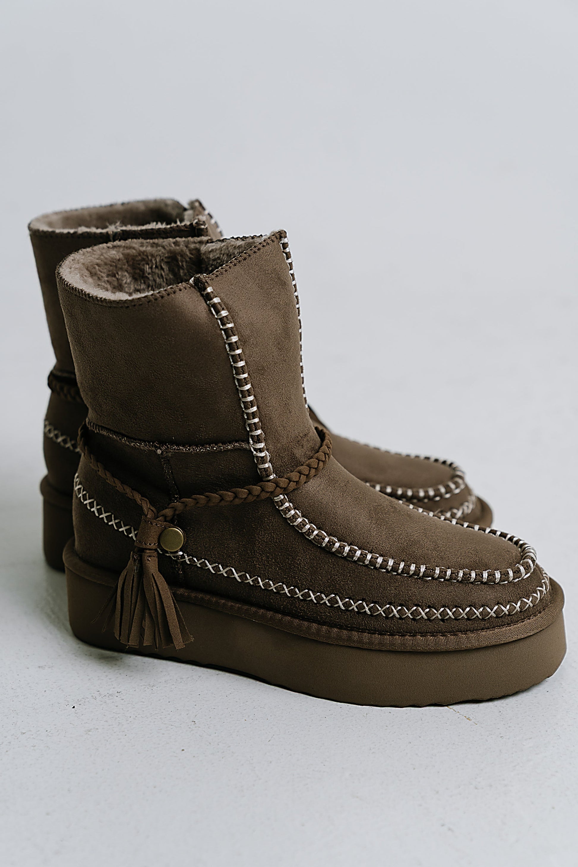 Winona Boots in Taupe - FINAL SALE